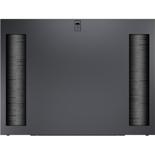 Schneider Electric APC by Schneider Electric Split Feed Through Side Panel - Black - 2 Pack - 38.03" (965.96 mm) Height - 43.19" (1097.03 mm) Width - 0.55" (13.97 mm) Depth