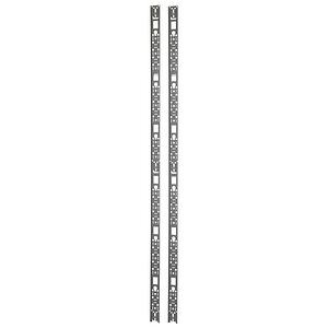Schneider Electric APC Narrow Vertical Cable Organizer - Black - 42U Rack Height