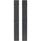 Schneider Electric APC by Schneider Electric Hinged Covers for NetShelter SX 750mm Wide 45U Vertical Cable Manager (Qty 2) - Black - 2 Pack - 45U Rack Height
