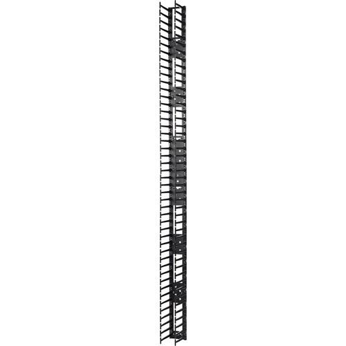 Schneider Electric APC by Schneider Electric Vertical Cable Manager for NetShelter SX 750mm Wide 48U (Qty 2) - Black - 2 Pack - 48U Rack Height