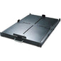 Schneider Electric Sliding Shelf 200lbs/91kg Black - 1U Rack Height - Rack-mountable - Black - 90.91 kg Static/Stationary Weight Capacity