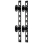 Schneider Electric APC Vertical Fiber Organizer - Black - 0U Rack Height