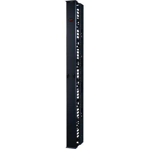 Schneider Electric APC by Schneider Electric Cable Manager - Black - 1 Pack - 1U Rack Height