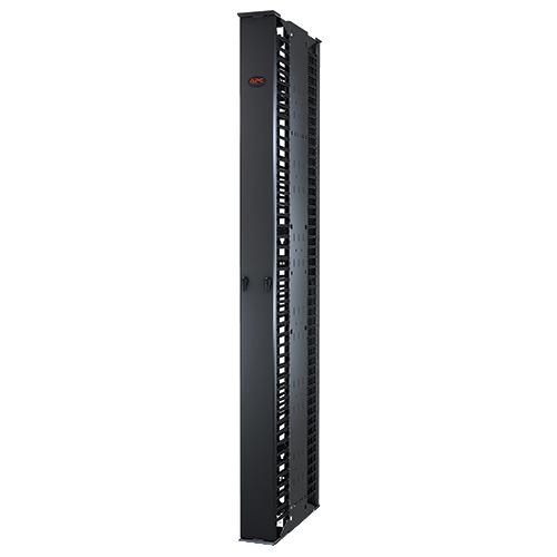 Schneider Electric APC by Schneider Electric Cable Manager - Black - 1 Pack - 1U Rack Height
