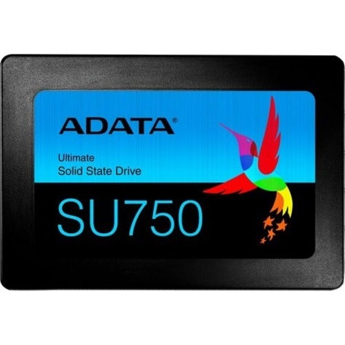 Adata Ultimate SU750 ASU750SS-256GT-C 256 GB Solid State Drive - 2.5" Internal - SATA (SATA/600) - Black - 200 TB TBW - 500 MB/s Maximum Read Transfer Rate - 3 Year Warranty