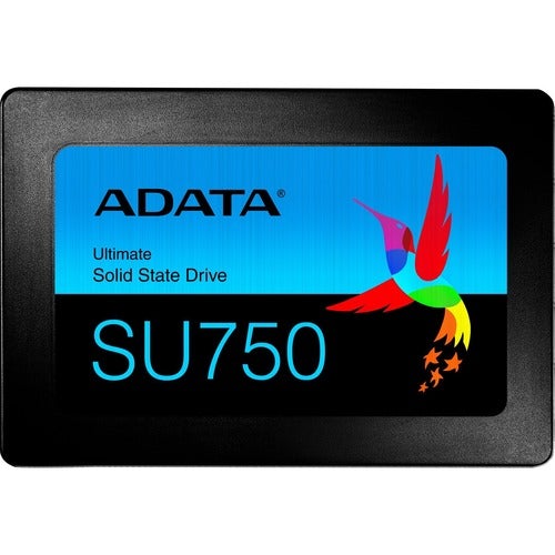 Adata Ultimate SU750 ASU750SS-512GT-C 512 GB Solid State Drive - 2.5" Internal - SATA (SATA/600) - Black - 400 TB TBW - 550 MB/s Maximum Read Transfer Rate - 3 Year Warranty
