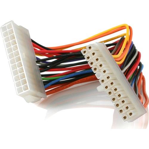 StarTech.com Power extension cable - 24 pin ATX (M) - 24 pin ATX (F) - 20 cm - 8