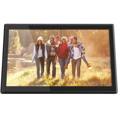 Aluratek AWS17F Digital Frame - 17.3" LCD Digital Frame - 1920 x 1080 - Wireless - In-plane Switching (IPS) Technology, Clock, Calendar, Alarm, Background Music, Slideshow, On/Off Timer - Built-in 16 GB - Built-in Speaker - USB - Wireless LAN - Wall Moun