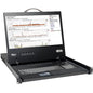 Tripp Lite NetController 19" 8-Port VGA Console KVM Switch - Steel Housing - 8 Computer(s) - 19" Active Matrix TFT LCD - 8 x HD-15 Keyboard/Mouse/Video