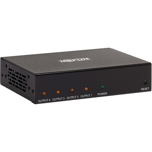 Tripp Lite B118-004-HDR 4-Port HDMI 2.0 Splitter with Multi-Resolution Support - 4096 x 2160 - 15 ft (4572 mm) Maximum Operating Distance - 1 x HDMI In - 4 x HDMI Out - Metal - TAA Compliant