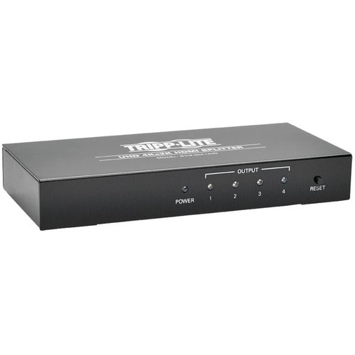 Tripp Lite 4-Port 4K HDMI Splitter for Ultra-HD (4Kx2K) Video and Audio - 3840x2160 - 1 x HDMI In - 4 x HDMI Out