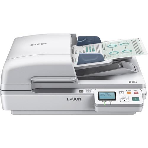 Epson WorkForce DS-6500 Flatbed Scanner - 1200 dpi Optical - 48-bit Color - 16-bit Grayscale - 25 ppm (Mono) - 25 ppm (Color) - USB