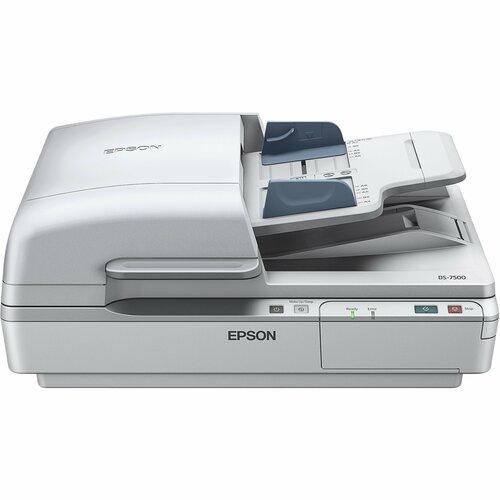 Epson WorkForce DS-7500 Sheetfed Scanner - 1200 dpi Optical - 48-bit Color - 16-bit Grayscale - 40 ppm (Mono) - 40 ppm (Color) - USB