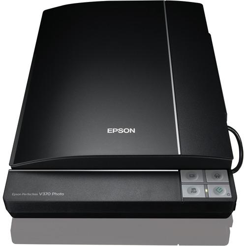 Epson Perfection V370 Flatbed Scanner - Refurbished - 4800 dpi Optical - 48-bit Color - 16-bit Grayscale - USB