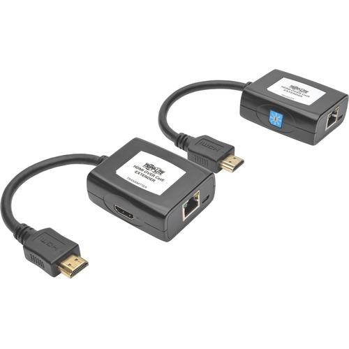 Tripp Lite HDMI over Cat5/Cat6 Active Extender Kit, 1080p @ 60 Hz, USB Powered - 1 Input Device - 1 Output Device - 125 ft (38100 mm) Range - 2 x Network (RJ-45) - 2 x USB - 1 x HDMI In - 1 x HDMI Out - Full HD - 1920 x 1080 - Twisted Pair - Category 6 -