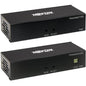 Tripp Lite Video Extender Transmitter/Receiver - 2 Input Device - 3 Output Device - 230 ft (70104 mm) Range - 2 x Network (RJ-45) - 1 x HDMI In - 1 x HDMI Out - 4K UHD - 3840 x 2160 - Twisted Pair - Category 6 - Wall Mountable, Rack-mountable - TAA Compl