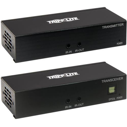 Tripp Lite Video Extender Transmitter/Receiver - 2 Input Device - 3 Output Device - 230 ft (70104 mm) Range - 2 x Network (RJ-45) - 1 x HDMI In - 1 x HDMI Out - 4K UHD - 3840 x 2160 - Twisted Pair - Category 6 - Wall Mountable, Rack-mountable - TAA Compl