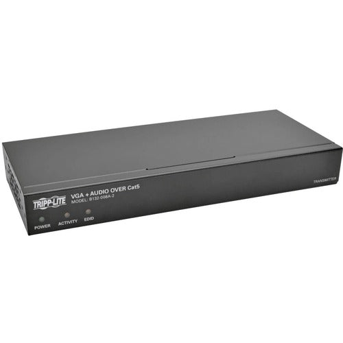 Tripp Lite B132-008A-2 8-Port VGA + Audio over Cat5/6 Extender Splitter - 1 Input Device - 1000 ft (304800 mm) Range - 8 x Network (RJ-45) - 1 x VGA In - 1 x VGA Out - 1920 x 1440 - Twisted Pair - Category 6 - Wall Mountable, Rack-mountable, Pole-mountab