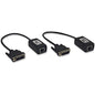 Tripp Lite DVI Over Cat5 Passive Extender Kit - 1 Input Device - 1 Output Device - 100 ft (30480 mm) Range - 2 x Network (RJ-45) - 1 x DVI In - 1 x DVI Out - Full HD - 1920 x 1080 - Twisted Pair - Category 6 - TAA Compliant