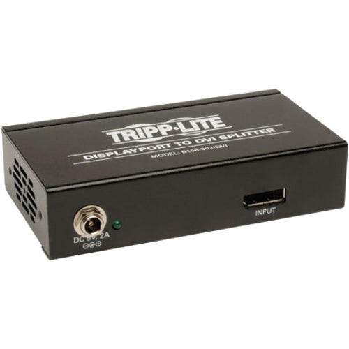Tripp Lite Displayport to 2 X DVI Splitter - 2 Port - DisplayPort - DVI Out - TAA Compliant