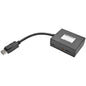 Tripp Lite 2-Port DisplayPort to HDMI Splitter - DisplayPort/HDMI A/V Cable for Monitor, Projector, TV, Splitter, Audio/Video Device - First End: 1 x DisplayPort Male Digital Audio/Video - Second End: 2 x HDMI Female Digital Audio/Video - Supports up to