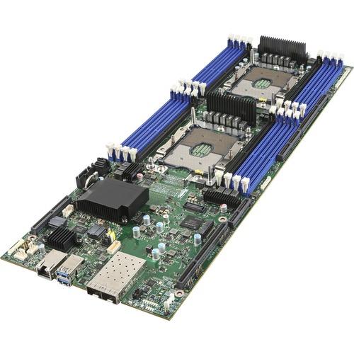 Intel S2600BPBR Server Motherboard - Intel Chipset - Socket P - Intel Optane Memory Ready - 2.80 TB DDR4 SDRAM Maximum RAM - DDR3-1600/PC3-12800, DDR3-1333/PC3-10600, DDR3-1066/PC3-8500 - DIMM, RDIMM, LRDIMM - 16 x Memory Slots - 4 x SATA Interfaces