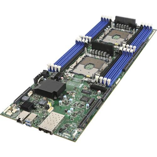 Intel S2600BPSR Server Motherboard - Intel Chipset - Socket P - Intel Optane Memory Ready - 2.80 TB DDR4 SDRAM Maximum RAM - DIMM, RDIMM, LRDIMM - 16 x Memory Slots - 4 x SATA Interfaces