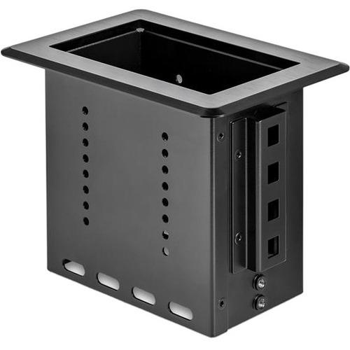 StarTech.com Single-Module Conference Table Connectivity Box - For Adding Power / Charging / AV / Laptop Docking Module - Single-Module Conference Table Connectivity Box - Customizable Solution - Add a connectivity module (sold separately) to the archite