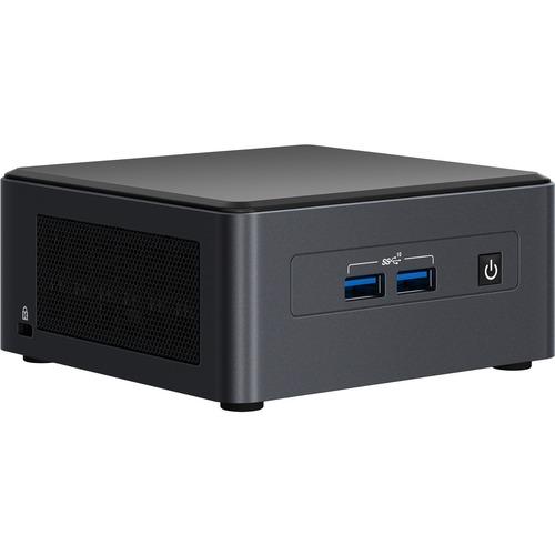 Intel NUC 11 Pro NUC11TNHi5 Barebone System - Socket BGA-1449 - 1 x Processor SupportIntel Core i5 11th Gen i5-1135G7 Quad-core (4 Core) - Intel Chipset - 64 GB DDR4 SDRAM DDR4-3200/PC4-25600 Maximum RAM Support - 2 Total Memory Slots - Serial ATA - Inte