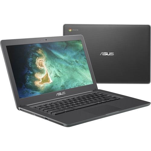 Asus Chromebook C403 C403NA-Q2-CB 14" Chromebook - HD - 1366 x 768 - Intel Celeron N3350 - 4 GB RAM - 32 GB Flash Memory - Dark Gray - Chrome OS - Intel HD Graphics 500 - IEEE 802.11ac Wireless LAN Standard