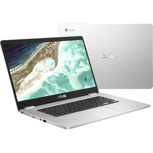 Asus Chromebook C523 C523NA-C1-CA 15.6" Touchscreen Chromebook - Full HD - 1920 x 1080 - Intel Pentium N4200 Quad-core (4 Core) 1.10 GHz - 4 GB RAM - 64 GB Flash Memory - Silver - Chrome OS - Intel HD Graphics 500 - IEEE 802.11ac Wireless LAN Standard