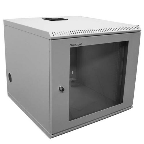 Startech Directship StarTech.com StarTech.com 10U 19" Wallmounted Server Rack Cabinet - Store your servers, network and telecommunications equipment securely in this 10U wall-mountable cabinet - wall mount server rack - wall mount server cabinet - 10u se