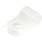 StarTech.com 100 Pack Screw Mount Cable Clamps - Wire Fastener/Holder - R-Type Screw Down Reusable Nylon Clips - UL/94V-2 Rated - Small - 100 R-type screw mount cable clamps for small 5mm/0.19in bundle diameter - Nylon 66 reusable screw down wire clip/fa