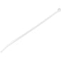 StarTech.com 10"(25cm) Cable Ties, 2-5/8"(68mm) Dia, 50lb(22kg) Tensile Strength, Nylon Self Locking Ties, UL Listed, 100 Pack, White - Cable ties for 2.67"/68 mm bundle diameter - Extra Large nylon/plastic zip wraps for electrical/network cable/Tool-les
