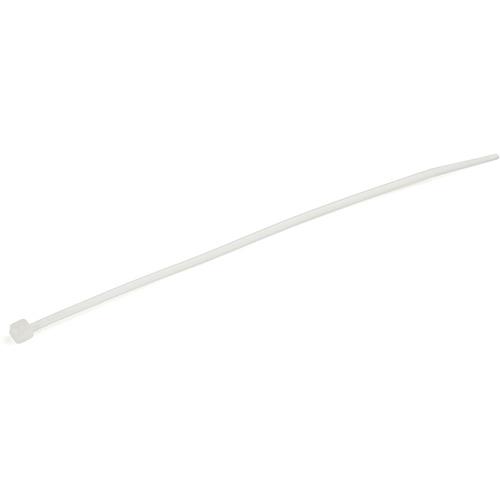 StarTech.com 6"(15cm) Cable Ties, 1-3/8"(39mm) Dia, 40lb(18kg) Tensile Strength, Nylon Self Locking Zip Ties, UL Listed, 1000Pack, White - Cable ties for 1.53"/39 mm bundle diameter - Medium nylon/plastic zip wraps for electrical/network cable/Tool-less/