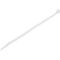 StarTech.com 8"(20cm) Cable Ties, 2-1/8"(55mm) Dia, 50lb(22kg) Tensile Strength, Nylon Self Locking Zip Ties, UL Listed, 1000 Pack, White - Cable ties for 2.16"/55 mm bundle diameter - Large nylon/plastic zip wraps for electrical/network cable/Tool-less/