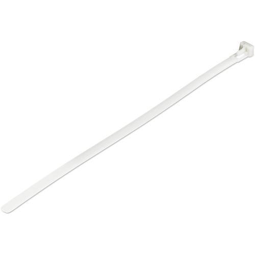 StarTech.com 10"(25cm) Reusable Cable Ties, 2-1/2"(65mm) Dia. 50lb(22Kg) Tensile Strength, Nylon, In/Outdoor, UL Listed, 100 Pack, White - Reusable cable ties for 2.55in/65 mm bundle diameter - Adjustable XL resealable nylon/plastic zip wraps for electri