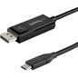 StarTech.com 3ft (1m) USB C to DisplayPort 1.4 Cable 8K 60Hz/4K - Reversible DP to USB-C or USB-C to DP Video Adapter Cable HBR3/HDR/DSC - Reversible USB C to DisplayPort 1.4 cable (USB-C DP Alt Mode laptop to monitor) or DP 1.4 to USB-C display cable -