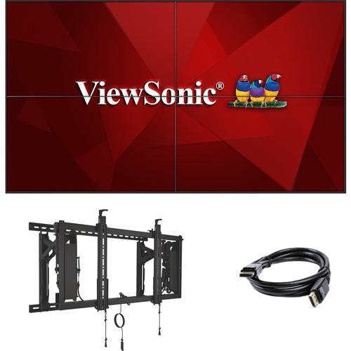 Viewsonic CDX5552-B4 Digital Signage Display - 54.6" LCD - 1920 x 1080 - Direct LED - 500 cd/m‚² - 1080p - HDMI - USB - DVI - SerialEthernet
