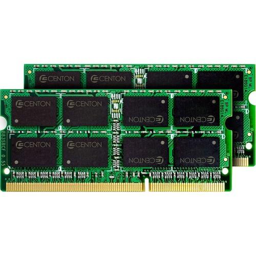 Centon 16GB (2 x 8GB) DDR3 SDRAM Memory Kit - 16 GB (2 x 8GB) DDR3 SDRAM - 1333 MHz - SoDIMM