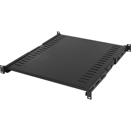 Cyber Power CyberPower Carbon CRA50006 Rack Shelf - For Server, Monitor - 1U Rack Height x 19" (482.60 mm) Rack Width x 41.60" (1056.64 mm) Rack Depth - Rack-mountable - Black - Cold-rolled Steel (CRS) - 61.23 kg Static/Stationary Weight Capacity