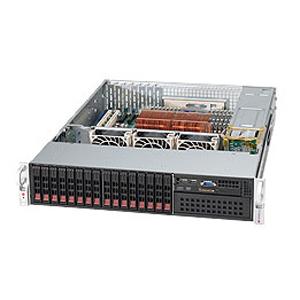 Super Micro Supermicro SC213A-R900LPB Chassis - 2U - Rack-mountable - 17 Bays - 900W - Black