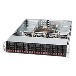 Super Micro Supermicro SC216A-R900UB Chassis - Rack-mountable - Black - 2U - 24 x Bay - 3 x Fan(s) Installed - 2 x 900 W - EATX Motherboard Supported - 24 x External 2.5" Bay