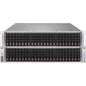 Super Micro Supermicro SuperChassis 417BE1C-R1K28LPB - Rack-mountable - Black - 4U - 72 x Bay - 7 x 3.15" (80 mm) x Fan(s) Installed - 2 x 1.28 kW - Power Supply Installed - EATX Motherboard Supported - 72 x External 2.5" Bay - 7x Slot(s)