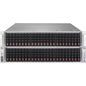 Super Micro Supermicro SuperChassis 417BE2C-R1K28LPB (Black) - Rack-mountable - Black - 4U - 72 x Bay - 3.15" (80 mm) x Fan(s) Installed - 1.28 kW - Power Supply Installed - EATX Motherboard Supported - 7 x Fan(s) Supported - 72 x External 2.5" Bay - 7x