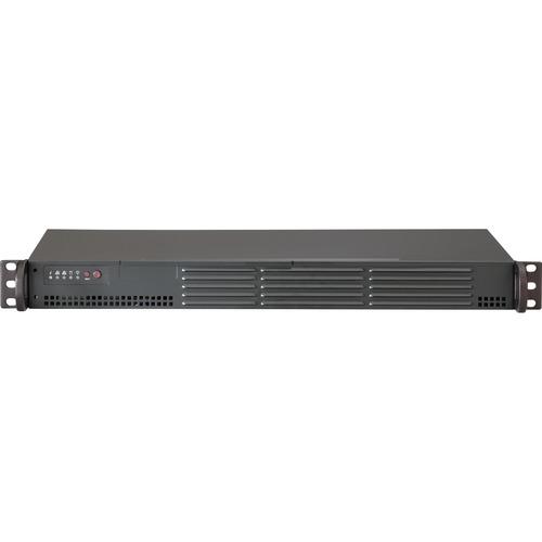 Super Micro Supermicro SuperChassis 504-203B (Black) - Rack-mountable - Black - 1U - 1 x Bay - 1 x 200 W - Mini ITX Motherboard Supported - 1 x Internal 3.5" Bay - 1x Slot(s)