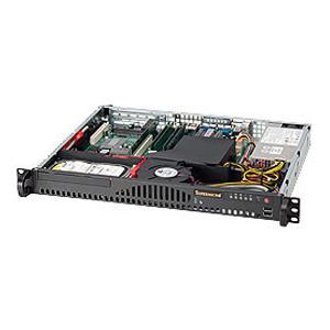 Super Micro Supermicro SC512-260B Chassis - Rack-mountable - Black - 1U - 2 x Bay - 1 x Fan(s) Installed - 1 x 260 W - ATX Motherboard Supported - 1 x External 5.25" Bay - 1 x Internal 3.5" Bay - 1x Slot(s) - 2 x USB(s)
