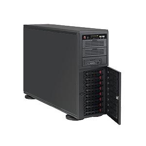 Super Micro Supermicro SuperChassis SC743T-665B Rackmount Enclosure - Rack-mountable - Black - 4U - 11 x Bay - 4 x Fan(s) Installed - 1 x 665 W - EATX Motherboard Supported - 2 x Internal 5.25" Bay - 9 x External 3.5" Bay - 7x Slot(s) - 2 x USB(s)