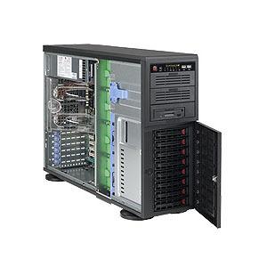 Super Micro Supermicro SC743TQ-865B Chassis - Rack-mountable - Black