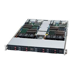 Super Micro Supermicro SuperChassis SC809T-1200B Rackmount Enclosure - Rack-mountable - Black - 1U - 8 x Bay - 6 x Fan(s) Installed - 1 x 1.20 kW - 6 x Fan(s) Supported - 8 x External 2.5" Bay - 1x Slot(s)